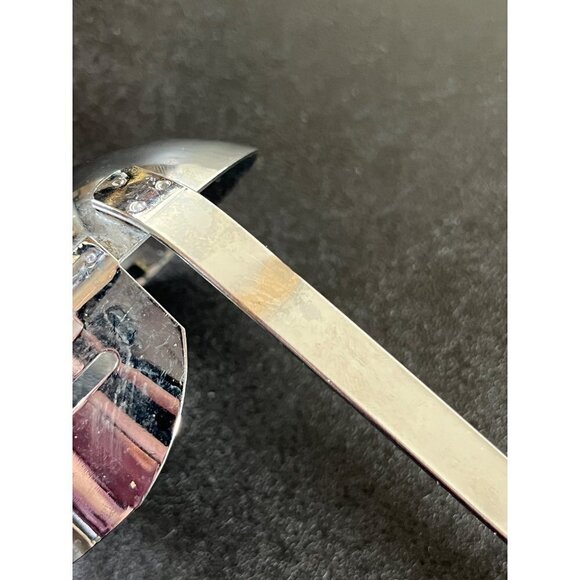 VTG Ladle Strainer Bakelite Brown Butterscotch Swirl Handle Stainless Steel MCM - Picture 4 of 16